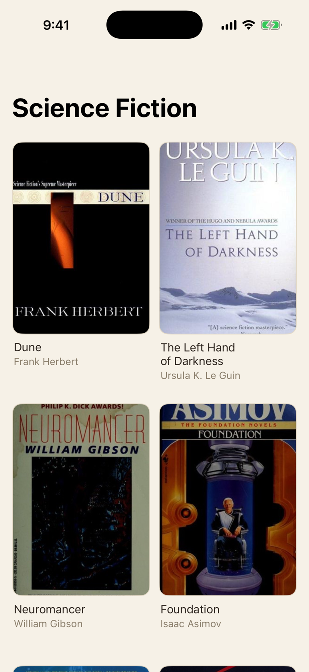 A Bookshelf library of scanned books